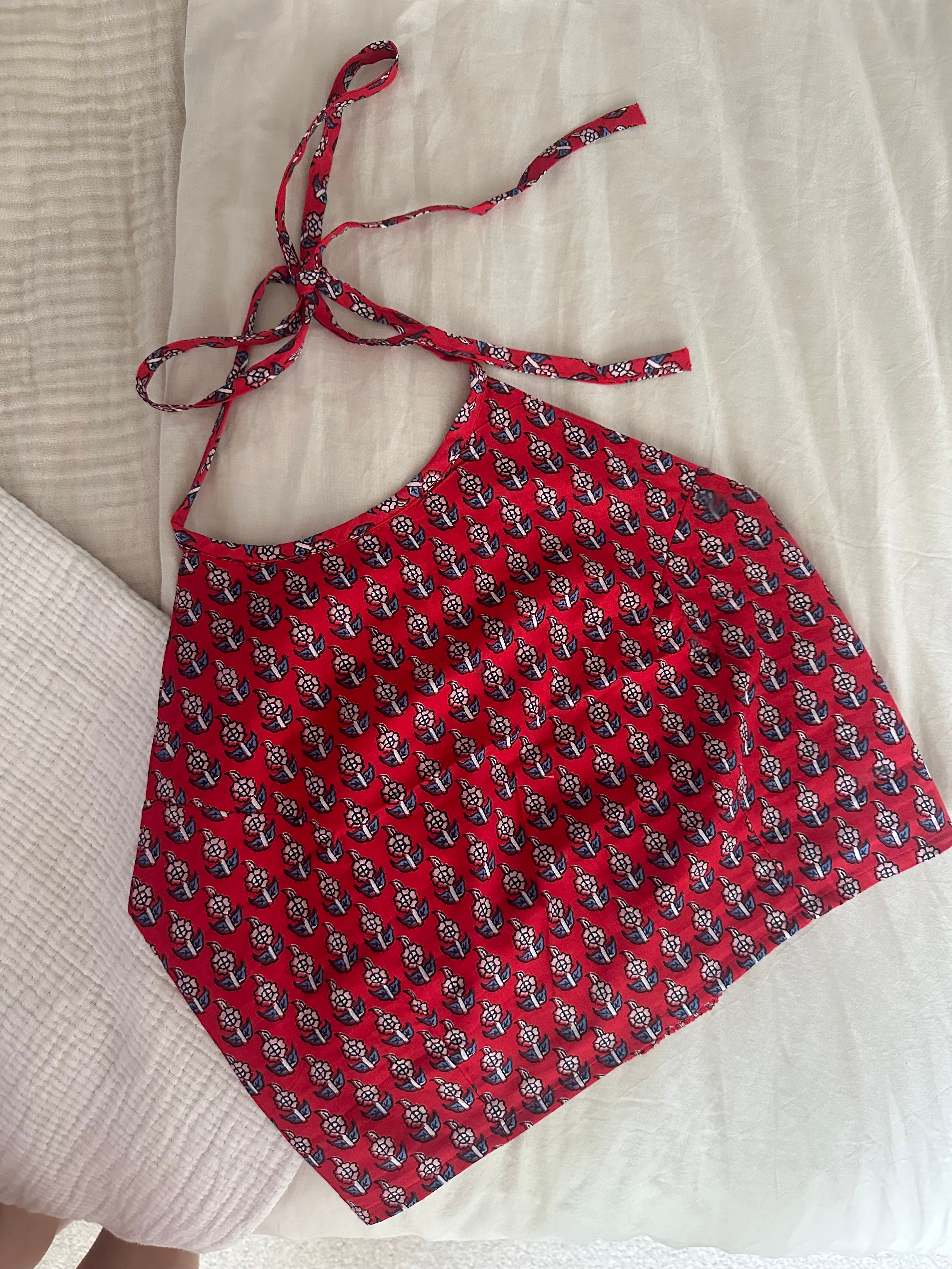 Apple Crumble Halter Top