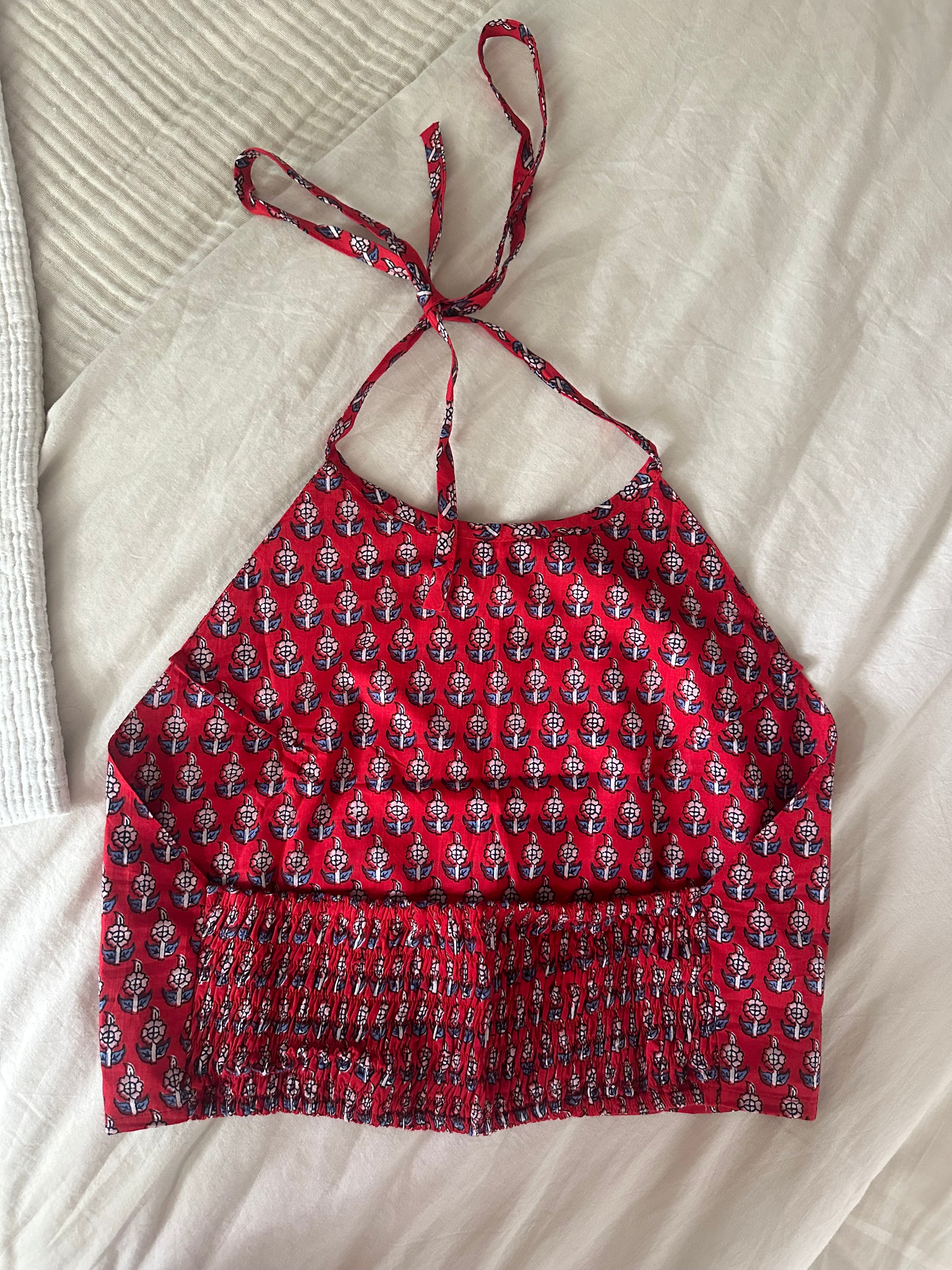 Apple Crumble Halter Top