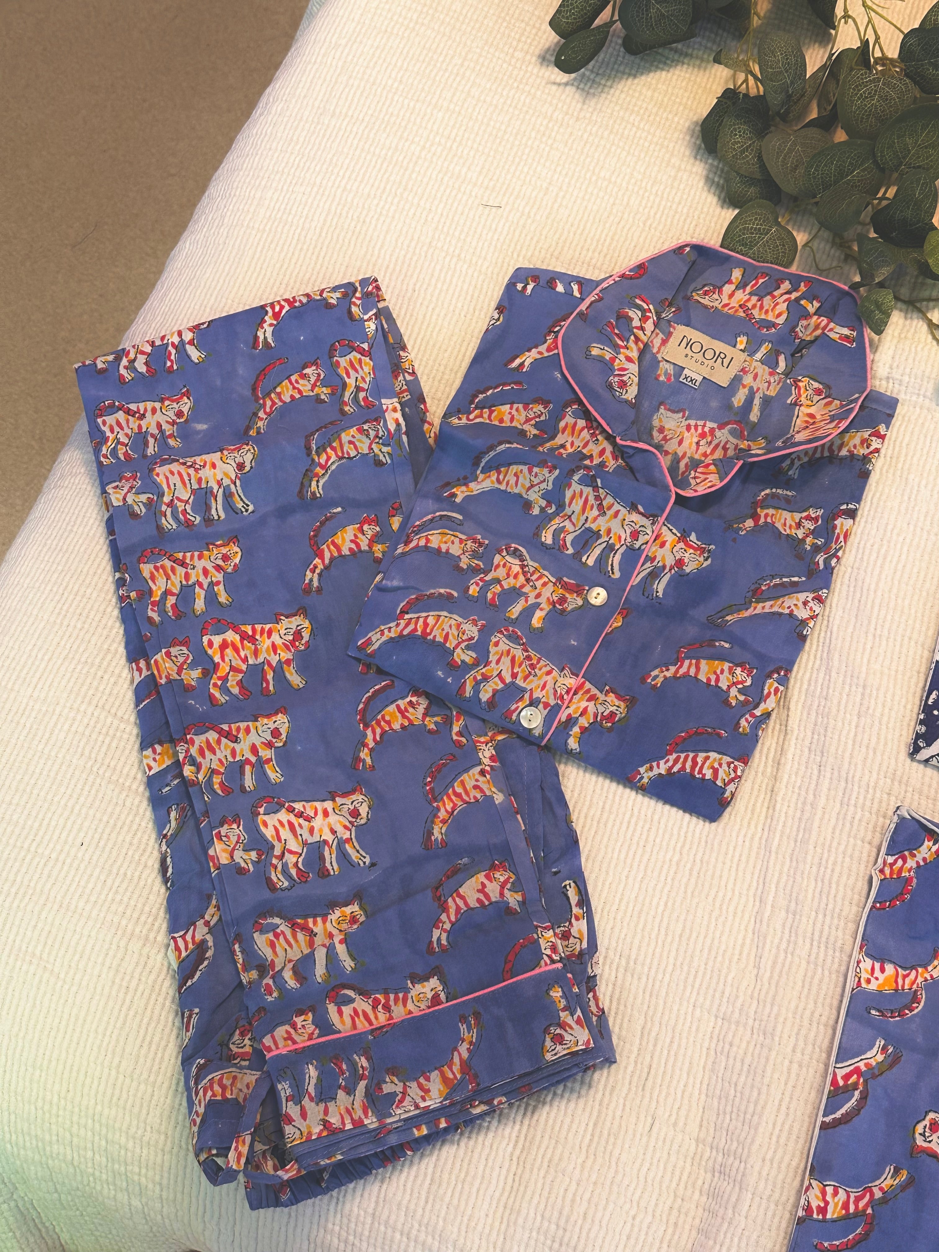 Tiger Trail Full Length Pyjama Set