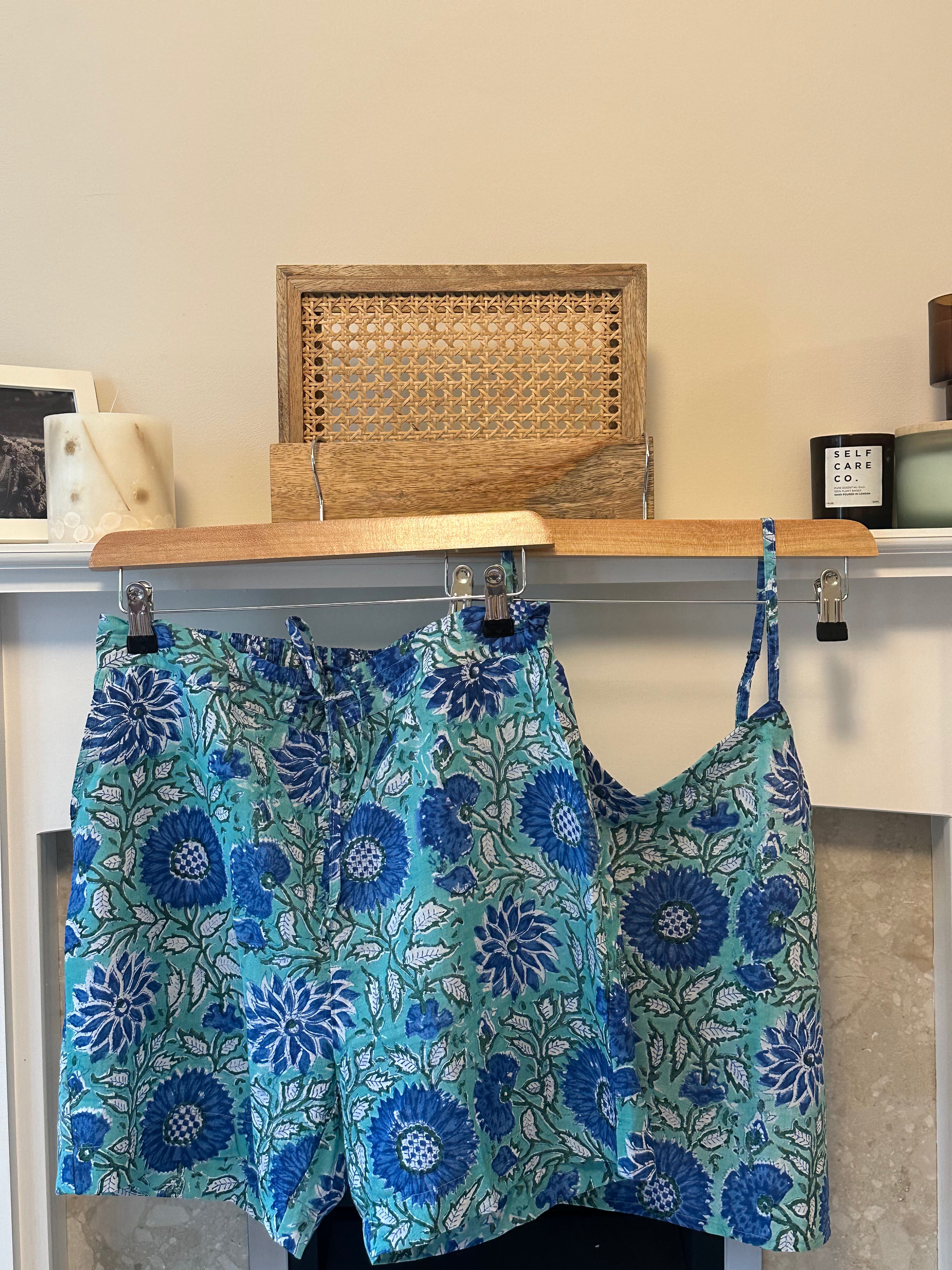 Hydrangea Cami-Short Pyjama Set