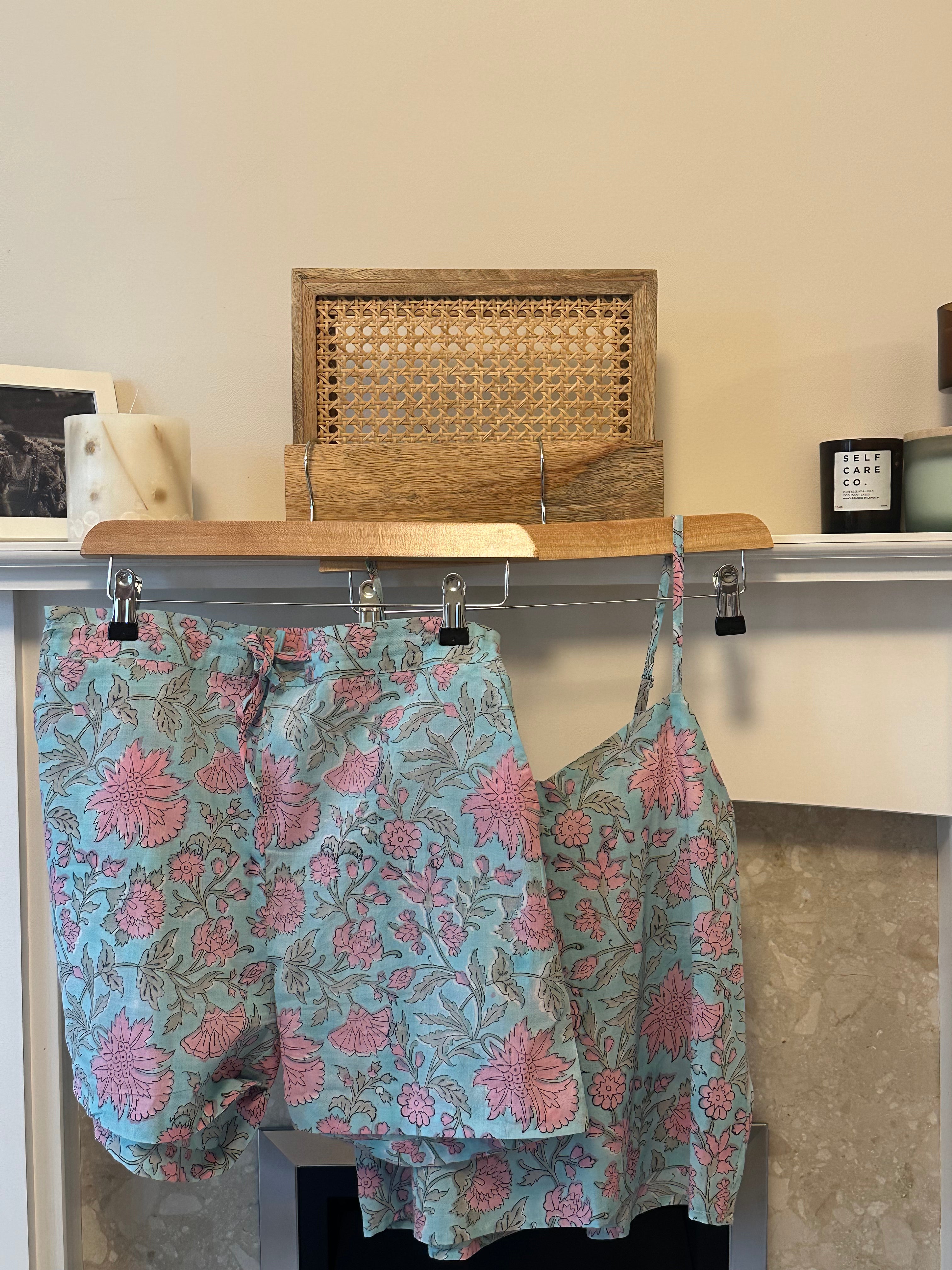 Ocean Lily Cami-Short Pyjamas