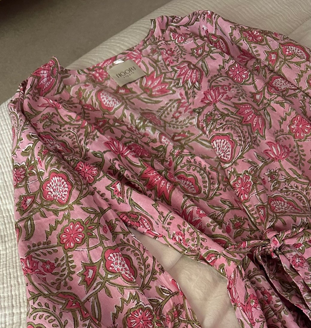 Strawberry Shortcake Wrap Dress