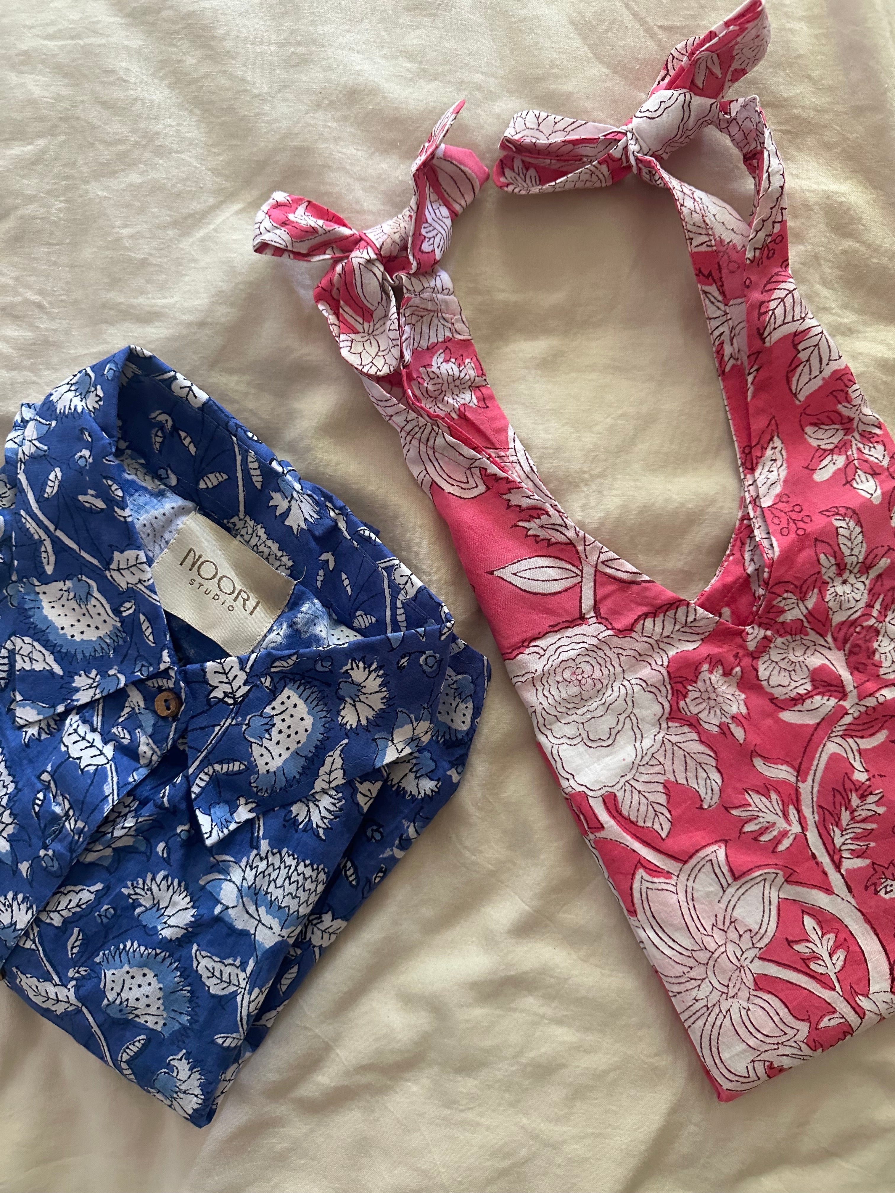 Blueberries & Cream Crop Shirt