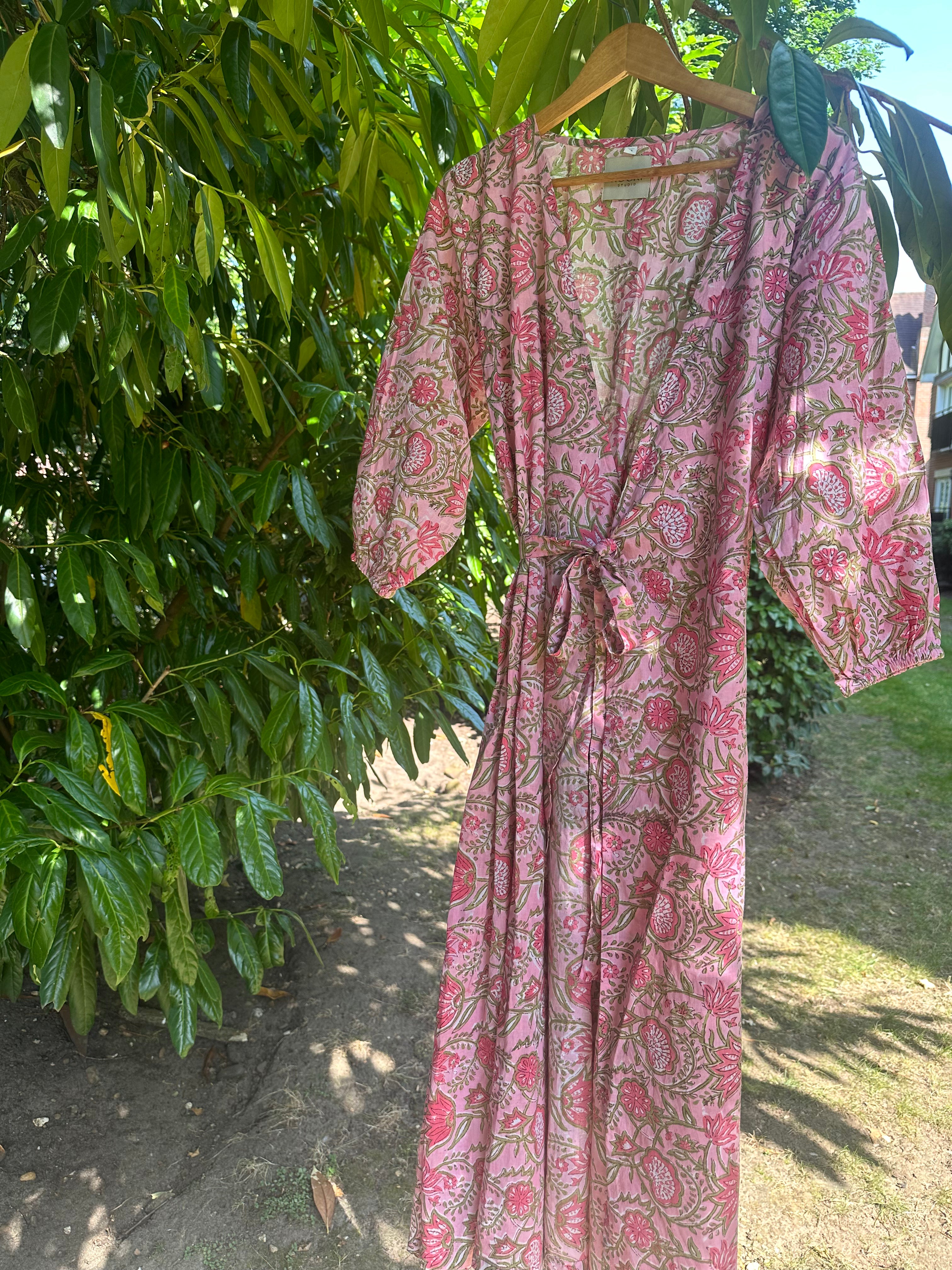 Strawberry Shortcake Wrap Dress