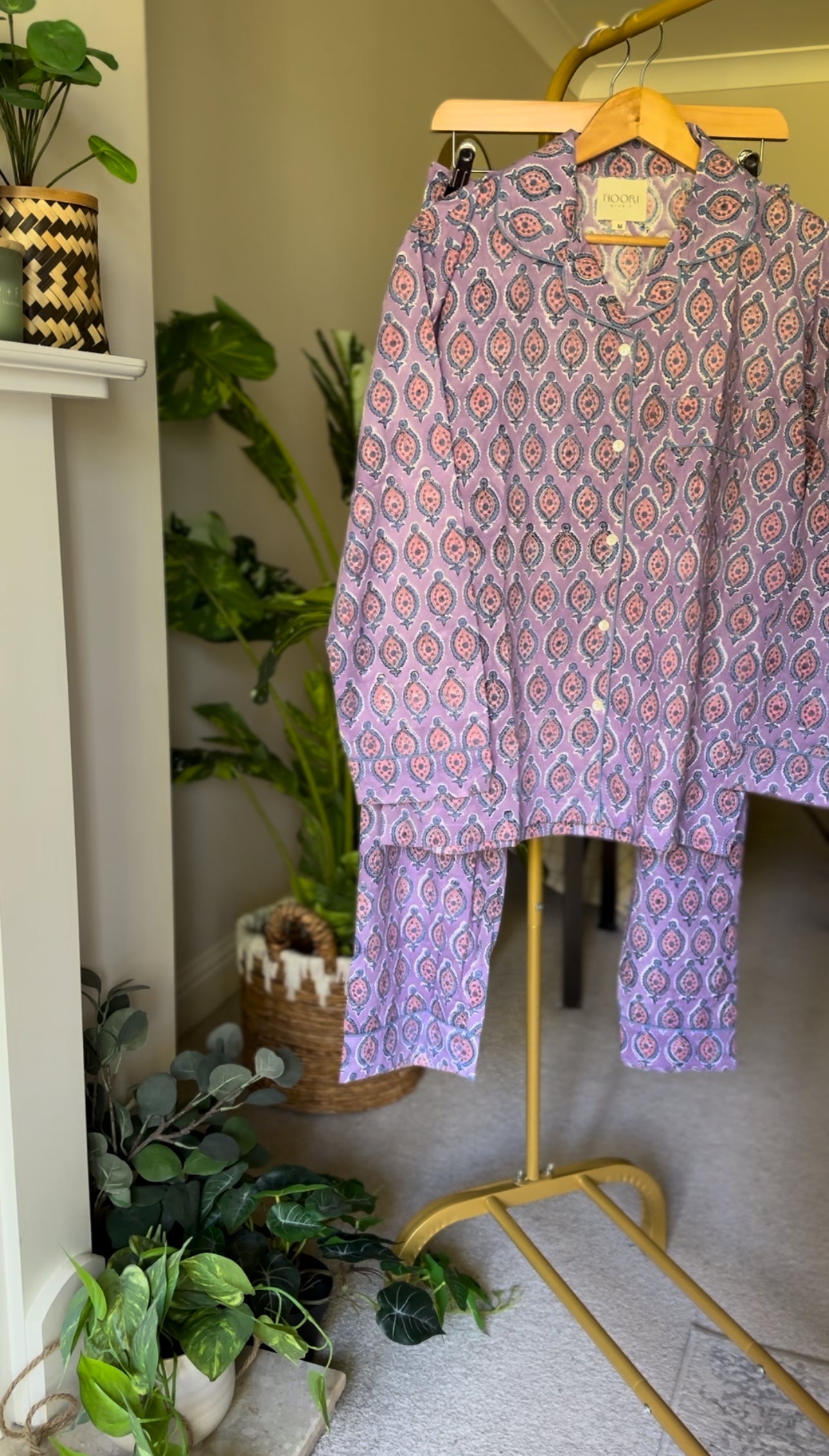 Lavender Macaron Full Length Pyjamas