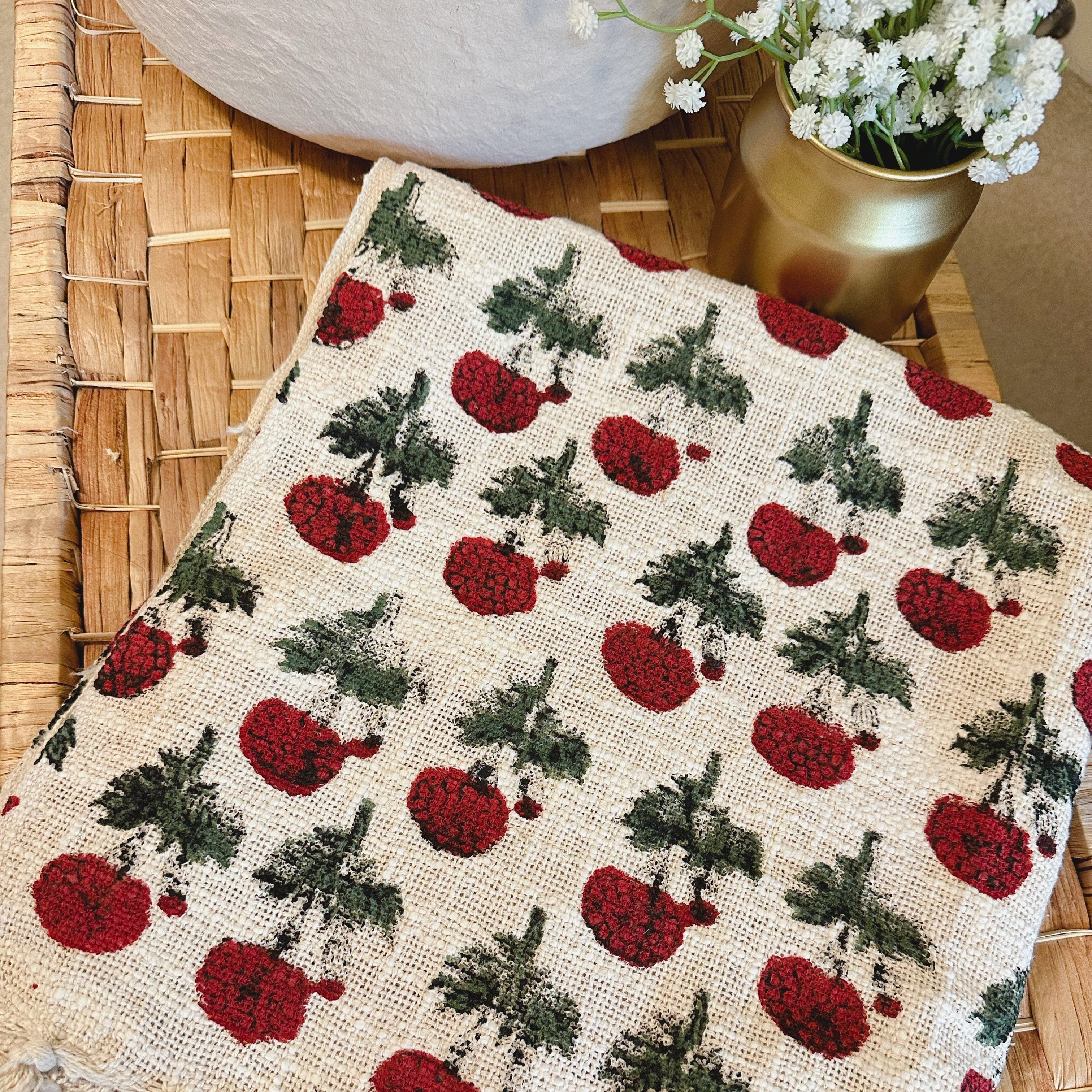 Rose Water Cheesecake Throw