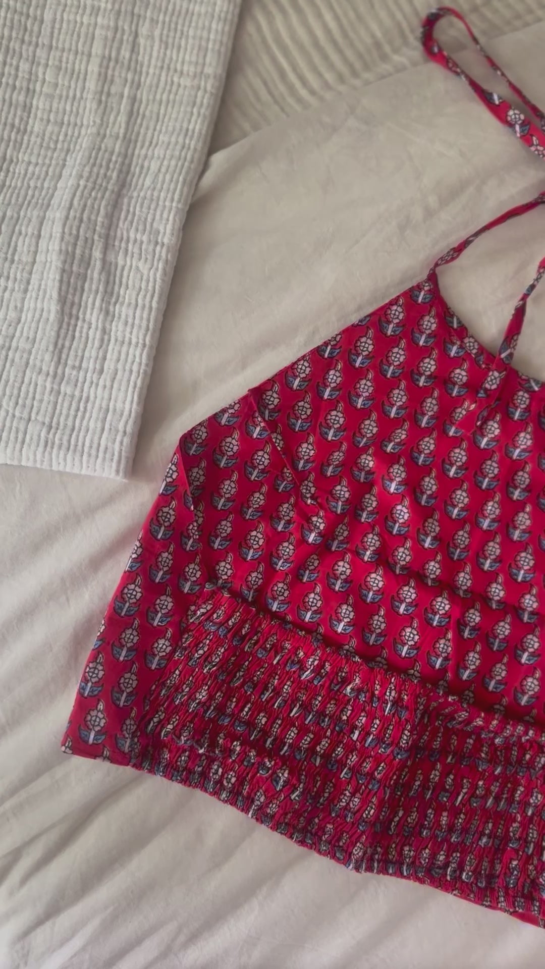 Apple Crumble Halter Top