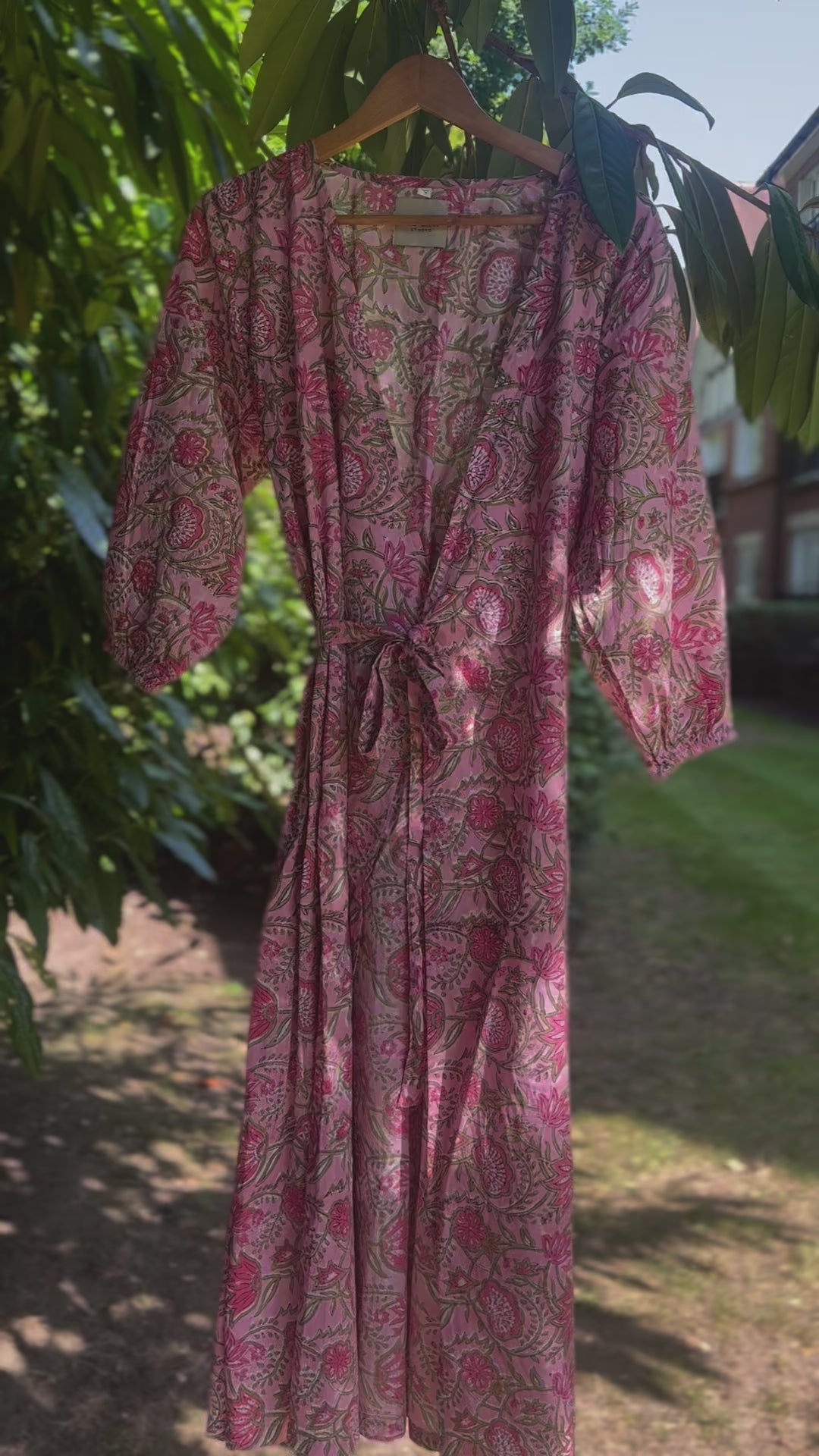 Strawberry Shortcake Wrap Dress